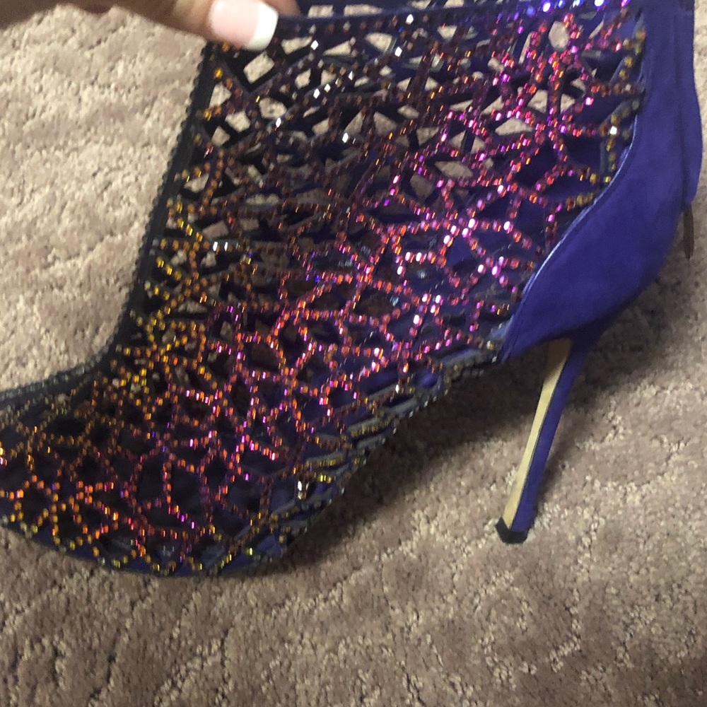 Sergio Rossi crystal heel